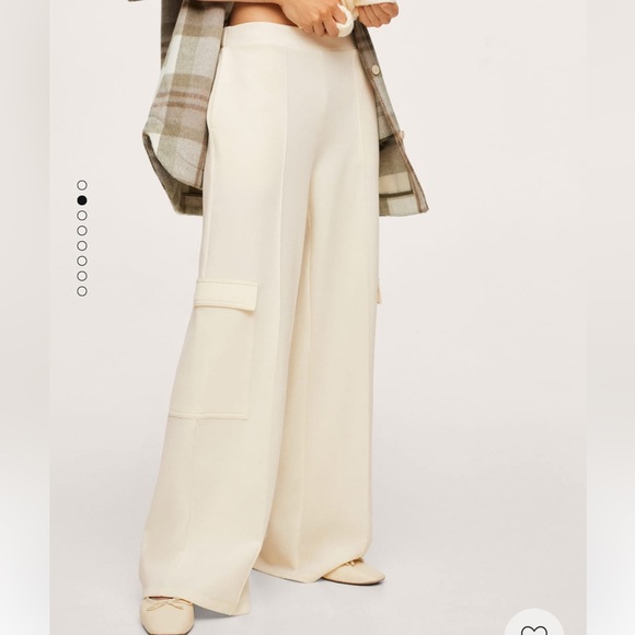 Mango Wide Leg Pants with pockets - Picture 2 of 9